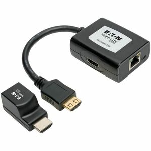 Kit extensor HDMI sobre Cat5/6 de la serie Eaton Tripp Lite, transmisor/receptor para video/audio, PoC, hasta 100 pies (30 m), TAA