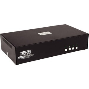 Tripp Lite by Eaton 4-Port Dual-Monitor Secure KVM Switch, HDMI, 4K, NIAP PP3.0, Audio, CAC, TAA