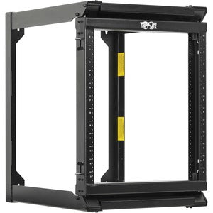 Tripp Lite by Eaton SmartRack 12U Wall-Mount 2-Post Open Frame Rack, Hinged Front, Heavy Duty