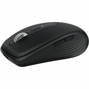 Logitech MX Anywhere 3S Compact Wireless Mouse, Fast Scrolling, 8K DPI Any-Surface Tracking, Quiet Clicks - Black