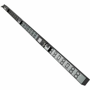 PDU administrada con disyuntor isométrico trifásico Eaton de 8,6 kW y 200-240 V, Gigabit, 36 tomas de corriente, entrada L21-30P, LCD, cable de 3 m (10 pies), 0 U, altura de 1,8 m (70 pulg.), TAA