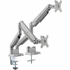 Rocstor ErgoReach Mounting Arm for Monitor - Silver - Landscape/Portrait