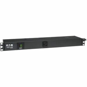 Eaton Tripp Lite Series 1.4kW Single-Phase Local Metered PDU, 120V Outlets (13 5-15R), 5-15P, 100-127V Input, 15 ft. (4.57 m) Cord, 1U Rack-Mount