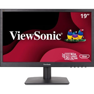 ViewSonic VA1903H 19-Inch WXGA 1366x768p 16:9 Widescreen Monitor with Enhanced View Comfort, Custom ViewModes and HDMI for Home and Office