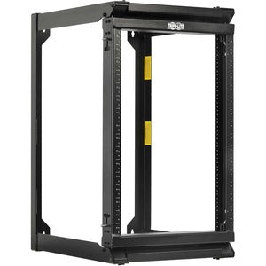 Tripp Lite by Eaton SmartRack 16U Wall-Mount 2-Post Open Frame Rack, Hinged Front, Heavy Duty