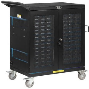 Tripp Lite by Eaton Safe-IT UV Locking Storage Cart for Mobile Devices and AV Equipment, Black