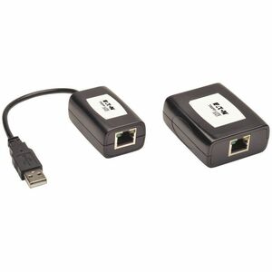 Eaton Tripp Lite Series 1-Port USB over Cat5/Cat6 Extender Kit - Plug and Play, International Plug Adapters, 164 ft. (50 m), TAA