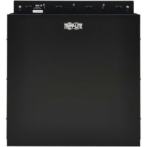 Tripp Lite by Eaton SmartRack 2U Low-Profile Vertical-Mount Vented Wall-Mount Mini Rack Enclosure, Black