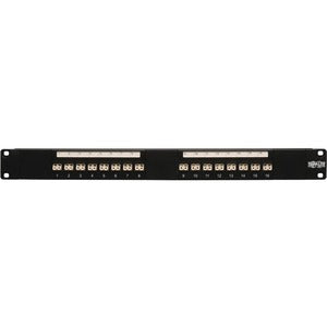 Tripp Lite by Eaton 16-Port Fiber Patch Panel, 1U (LC/LC), Multimode or Singlemode