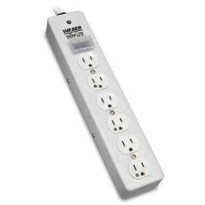 Tripp Lite by Eaton Hospital-Grade Surge Protector with 6 Hospital-Grade Outlets, 6 ft. (1.83 m) Cord, 1050 Joules, UL 1363, Not for Patient-Care Rooms