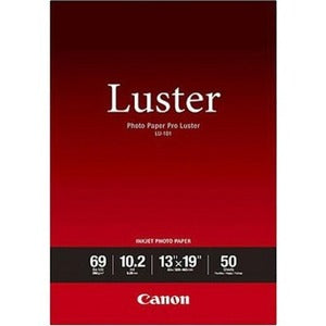 Canon Photo Paper Pro Luster LU-101 13x19 -50 Sheets- Free w/ Select Canon Printers