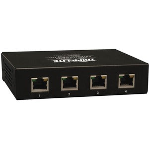 Divisor/extensor VGA de 4 puertos sobre Cat5/6 de Tripp Lite by Eaton, transmisor tipo caja para video, hasta 1000 pies (305 m), TAA