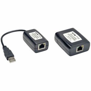 Kit extensor USB 2.0 sobre Cat5/Cat6 Plug-and-Play de 1 puerto Eaton Tripp Lite Series, transmisor y receptor, USB hasta 164,04 pies (50 m), TAA