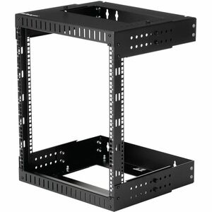 StarTech.com 2-Post 12U Heavy-Duty Wall Mount Network Rack, 19" Open Frame Server Rack with Adjustable Depth, Data Rack for IT Equipment~