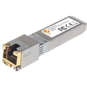 Intellinet 10 Gigabit Copper SFP+ Transceiver Module, 10GBase-T (RJ45) Port, 30m, up to 10 Gbps Data-Transfer Rate with Cat6a Cabling, Equivalent to Cisco MA-SFP-10G-T, Three Year Warranty