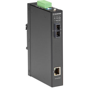 Convertidor de medios industrial Gigabit de la serie LGC280 de Black Box: SC multimodo