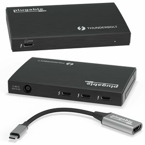 Plugable 4-Port Thunderbolt 4 Hub