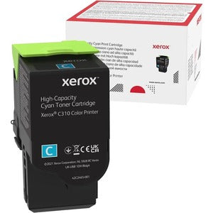 Xerox Original High Yield Laser Toner Cartridge - Single Pack - Cyan - 1 / Each