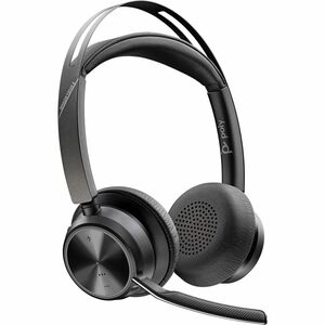 Auriculares Poly Voyager Focus 2-M certificados para Microsoft Teams con soporte de carga