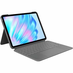 Logitech Combo Touch iPad Air 11-inch (M2), iPad Air (4th & 5th gen - 2020, 2022) Keyboard Case - Detachable backlit keyboard with kickstand - Oxford Grey