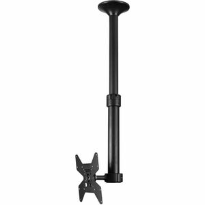 Atdec ceiling mount for medium display, short pole - Loads up to 55lb - Black - VESA 200x200