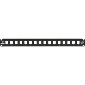 Black Box Multimedia Patch Panel - 1U, 16-Port