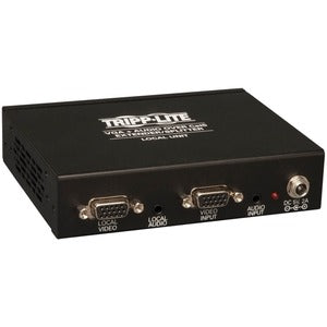 Divisor/extensor VGA de 4 puertos sobre Cat5/6 de Tripp Lite by Eaton, transmisor tipo caja para video/audio, hasta 1000 pies (305 m), TAA