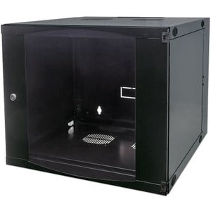 Intellinet Network Cabinet, Wall Mount (Double Section), 9U, 600mm Depth, Black, Flatpack, Max 30kg, 19" , Three Year Warranty