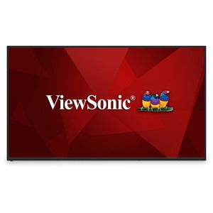 ViewSonic CDE6512 65" 4K UHD Commercial Display with VESP, Wireless Screen Sharing, USB Wi-Fi Capabilities, RJ45, HDMI, USB C