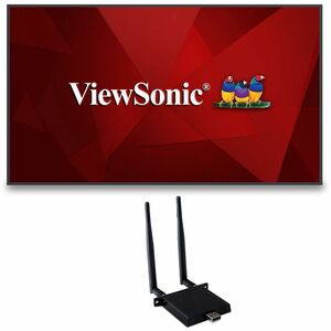 ViewSonic Commercial Display CDE4330-W1 - 4K, 24/7 Operation, Integrated Software and WiFi Adapter - 450 cd/m2 - 43"