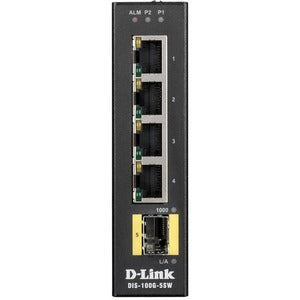 Switch Gigabit industrial no administrado D-Link con ranura SFP