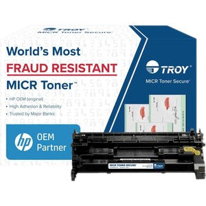 Troy Toner Secure Original MICR Standard Yield Laser Toner Cartridge - Alternative for Troy, HP CF258A - Black - 1 Pack