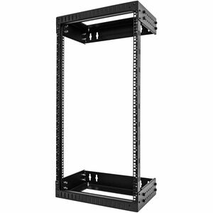 StarTech.com 2-Post 21U Heavy-Duty Wall Mount Network Rack, 19" Open Frame Server Rack with Adjustable Depth, Data Rack for IT Equipment~