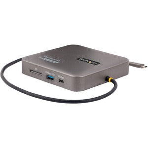 StarTech.com USB C Multiport Adapter, Dual 4K 60Hz HDMI 2.0b, 2x 10Gbps USB Hub, 100W PD Pass-Through, GbE, SD, Mini Dock, Win/Mac