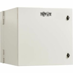 Tripp Lite by Eaton SmartRack Industrial Enclosure with Lock - NEMA 4, Wall Mount, Metal Construction, Hinged Back, 28 in. Depth, 12U, Gray