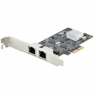 StarTech.com 2-Port 2.5G NBASE-T PCIe Network Card, Computer Network Card Interface, Intel&reg; I225-V, Dual-Port Ethernet, Multi-Gigabit NIC