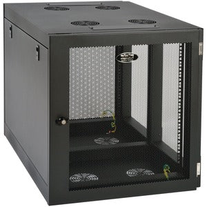 Tripp Lite by Eaton SmartRack 12U Heavy-Duty Low-Profile Server-Depth Side-Mount Wall-Mount Small Rack Enclosure