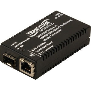 Convertidor de medios Mini Gigabit Ethernet de Transition Networks