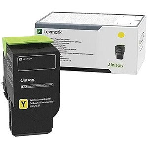 Lexmark Original Extra High Yield Laser Toner Cartridge - Yellow - 1 Each