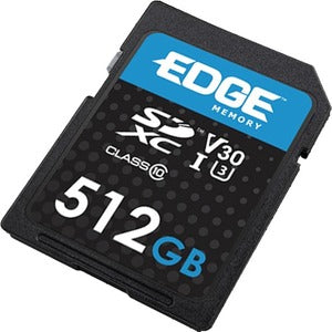 Tarjeta de memoria SDXC EDGE de 512 GB