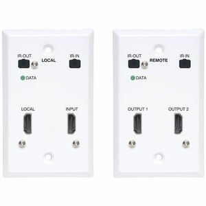 Eaton Tripp Lite Series Hdmi Over Cat6 Extender Kit, Wallplate, 4k 60hz, Hdr, Du - PEGASUSS 