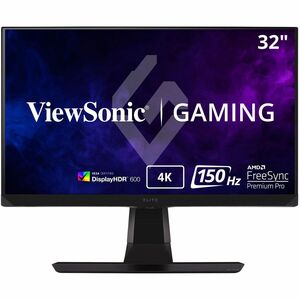 ViewSonic XG320U 32 Inch 4K UHD 1ms 150Hz Gaming Monitor with FreeSync Premium Pro, HDR 600, HDMI, DisplayPort, USB, and Advanced Ergonomics