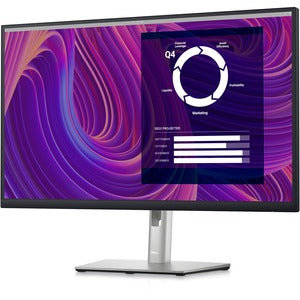 Dell P2723D 27" Class QHD LCD Monitor - 16:9 - Black, Silver