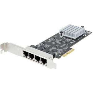 StarTech.com 4-Port 2.5G NBASE-T PCIe Network Card, Computer Network Card Interface, Intel&reg; I225-V, Quad-Port Ethernet, Multi-Gigabit NIC