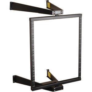 Tripp Lite by Eaton SmartRack 12U Flat-Pack Low-Profile Switch-Depth Wall-Mount Pivoting 2-Post Open Frame Rack - PEGASUSS 