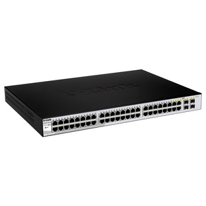 D-Link DGS-1210-52 Websmart Gigabit Switch with 48 1000Base-T and 4 SFP Ports - PEGASUSS 