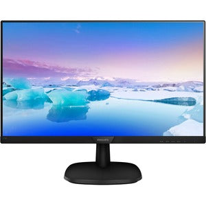 Philips V-line 243V7QJAB Full HD LCD Monitor - 16:9 - Textured Black