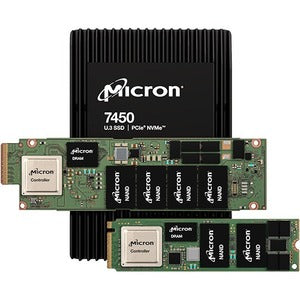 Micron 7450 MAX 6.40 TB Solid State Drive - 2.5" Internal - U.3 (PCI Express NVMe 4.0 x4) - Mixed Use - TAA Compliant