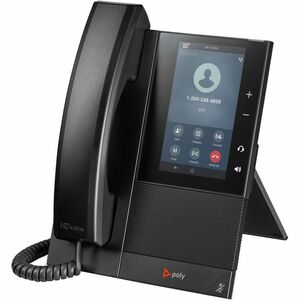 Poly CCX 505 IP-Telefon – schnurgebunden – schnurgebunden/schnurlos – Bluetooth, WLAN – Desktop, Wandmontage möglich – Schwarz