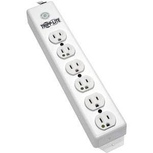 Tripp Lite by Eaton Safe-IT UL 1363 Medical-Grade Power Strip, 6x Hospital-Grade Outlets, Antimicrobial, 15 ft. (4.57 m) Cord